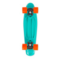 Skateboard FIZZ BOARD Blue, Orange PU, modrý