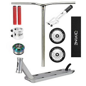 Freestyle koloběžka Divine X Longway Kaiza stříbrná