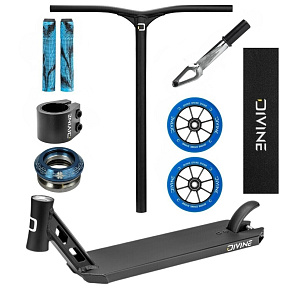 Freestyle koloběžka Custom Divine Park ALU Black/Blue