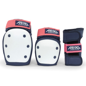 REKD Heavy Duty Triple Pad Set - Blue / Pink - X Small