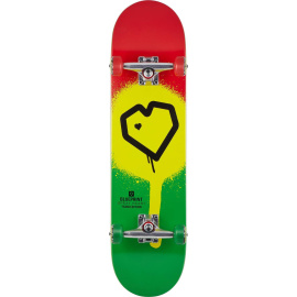 Blueprint Spray Heart V2 Skateboard Komplet (8"|Rasta)