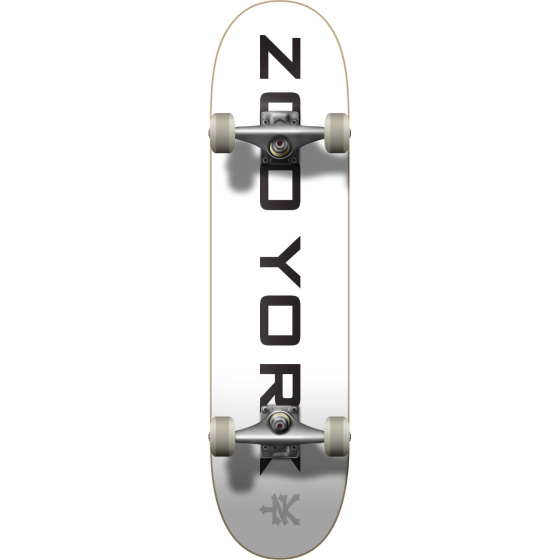 Skateboard Zoo York Logo Block 7.75" Bílá