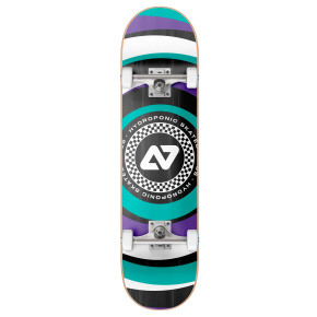 Skateboard Hydroponic Circular 8" Turquoise