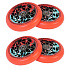 Balení 1+1 Kolečka Oath Bermuda 110mm Black/Teal/Red 4ks