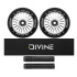Set 2ks koleček Divine 110 mm Turbo stříbrné + Divine griptape + Divine gripy