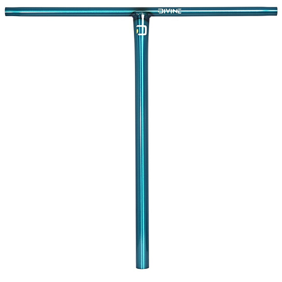 Řídítka Divine T-bar standard 600x610 mm Polished Teal