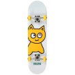 Meow Big Cat Skateboard Komplet (8" | Bílá/Žlutá)