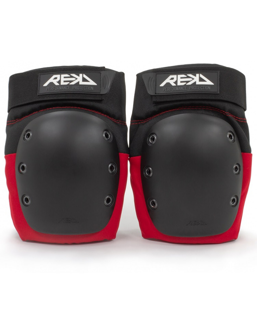 REKD Ramp Knee Pads Black/Red X Small