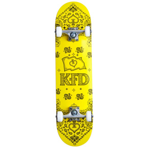 Skateboard KFD Bandana Komplet 7.75" Žlutá
