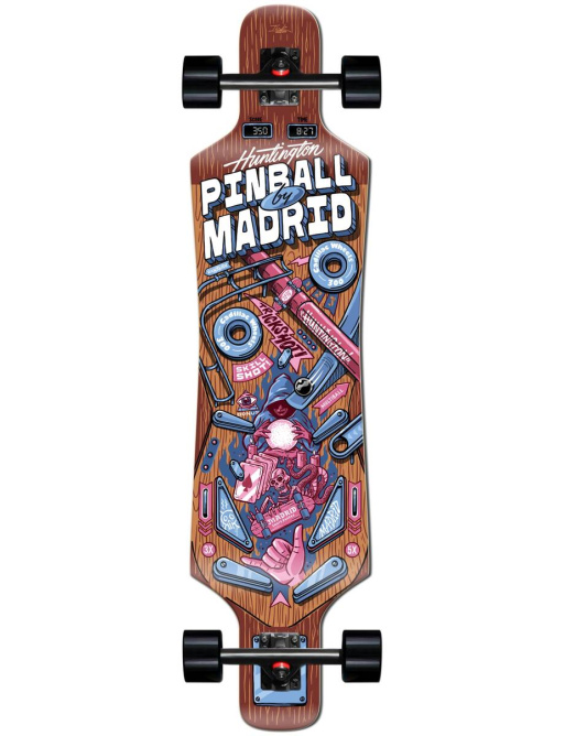 Madrid Top-Mount Kompletní Longboard (39"|Pinball Wizard)