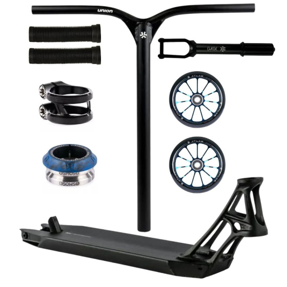 Freestyle koloběžka Custom Ethic × Union Park – 460 × 130 mm / 110 × 24 mm / IHC – černá