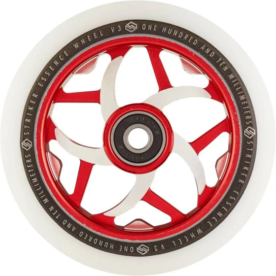Kolečko Striker Essence V3 White 110mm červené