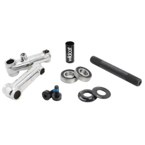 Wildcat BMX 3-Piece Crank Kit (89mm|Stříbrná) Wildcat BMX 3-Piece Crank Kit (89mm|Stříbrná)