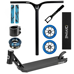 Freestyle koloběžka Custom Divine Park ALU Black/Blue
