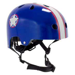 SFR Adjustable Kids Helmet - Blue / Silver - XXXS/XS 46-52cm