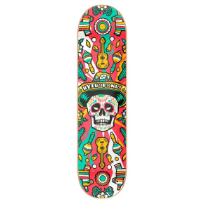 Hydroponic Mexican Skull 2.0 Skate Deska (8.5"|Red) Hydroponic Mexican Skull 2.0 Skate Deska (8.5"|Red)