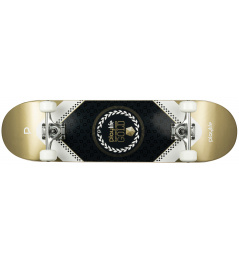 Skateboard Playlife Heavy Metal Gold 31x8"