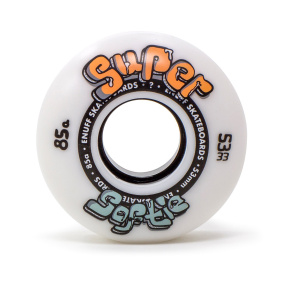 Enuff Super Softie Wheels - White - 53mm Enuff Super Softie Wheels - White - 53mm