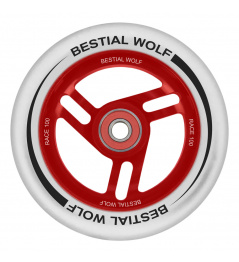 Bestial Wolf Race 100 mm kolečko bílo červené