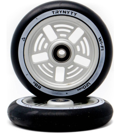 Trynyty Wi-Fi Kolečka Na Koloběžku 2-Balení (120mm|Stříbrná)