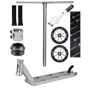 Freestyle koloběžka Divine X Longway Kaiza stříbrná