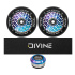 Set 2ks koleček Divine 110 mm Light Neochrome + Divine griptape + Divine headset