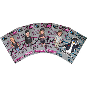 Samolepky Figz Collectors Scooter Sticker 6-Pack Pack 5