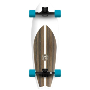 Hydroponic Fish Complete Surfskate (31.5"|Classic 2.0 White / Brown) Hydroponic Fish Complete Surfskate (31.5"|Classic 2.0 White / Brown)