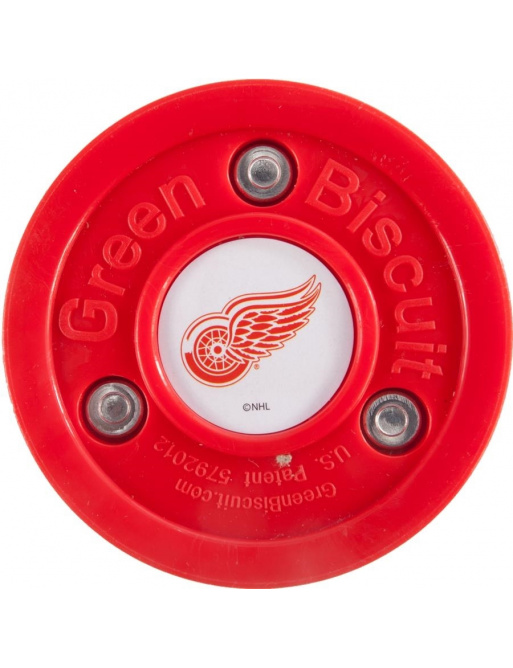 Puk Green Biscuit NHL Detroit Red Wings