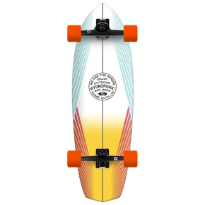 Hydroponic Diamond Complete Surfskate (32"|Lines White) Hydroponic Diamond Complete Surfskate (32"|Lines White)
