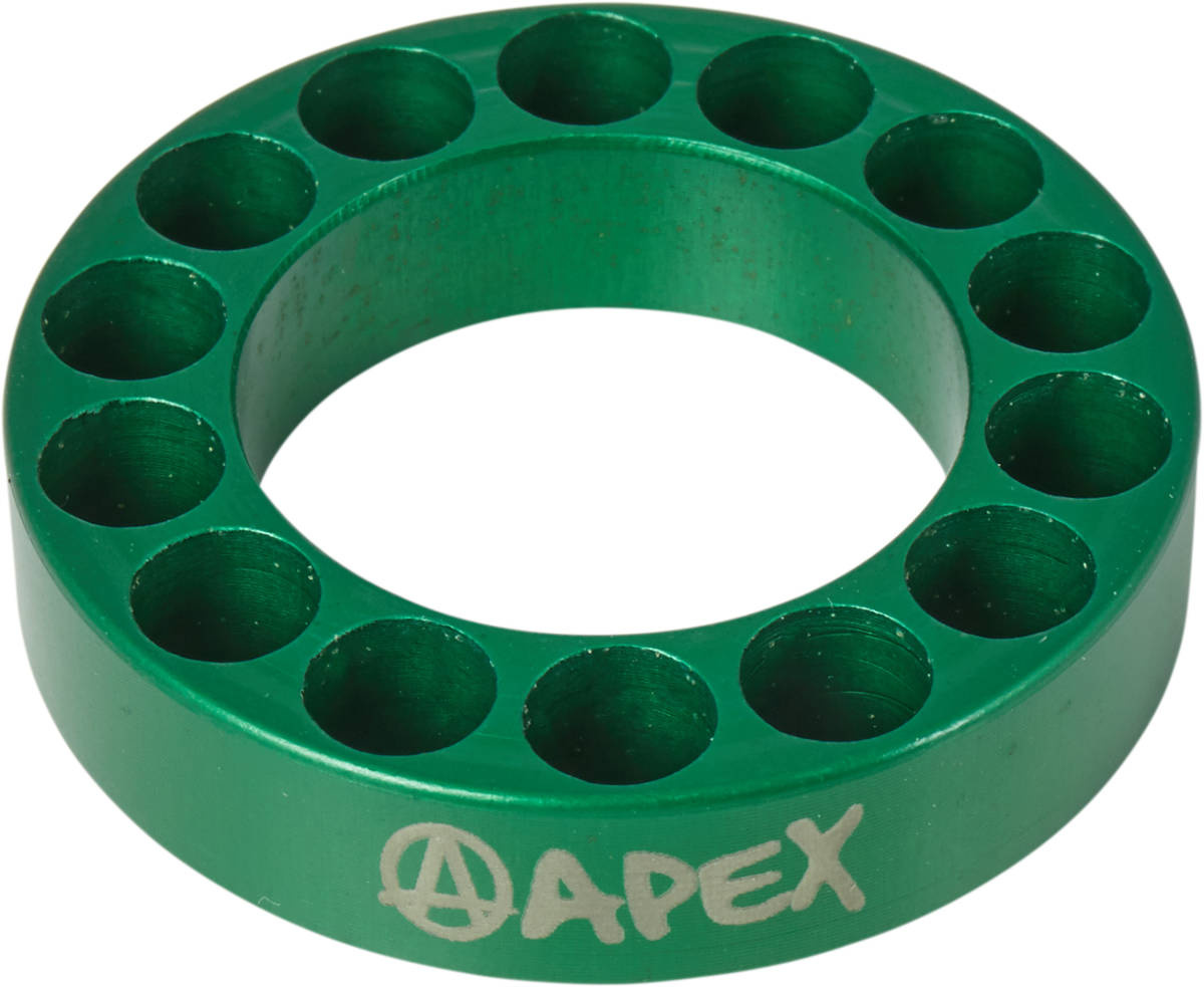 Headset spacer Apex 10mm zelený