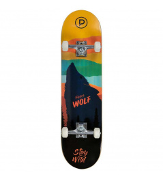 Skateboard Playlife Fierce Wolf 31x8"