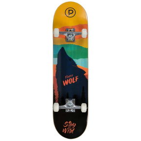 Skateboard Playlife Fierce Wolf 31x8"