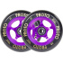 Proto Spoked Grippers Kolečka Na Freestyle Koloběžku 2-Balení (110mm|Black On Purple)