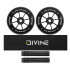 Set 2ks koleček Divine 110 mm Spoked černé + Divine griptape + Divine gripy