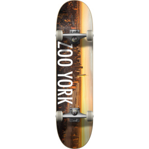 Zoo York Logo Block Complete Skateboard (8.25" | Sunrise)