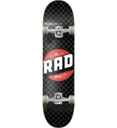 RAD Checkers Progressive Skateboard Komplet (7.5"|Černá/Šedá)