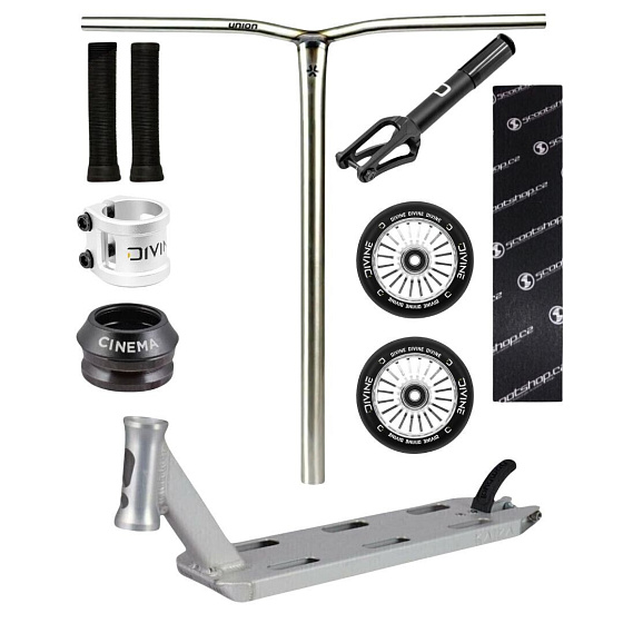 Freestyle koloběžka Divine X Longway Kaiza stříbrná