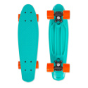 Skateboard FIZZ BOARD Blue, Orange PU, modrý