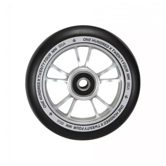 Kolečko Blunt 10 Spokes 100mm Černo/stříbrné