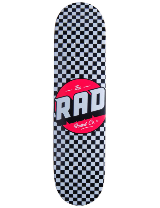 RAD Checker Skate Deska (8.25"|Černá/Bílá)