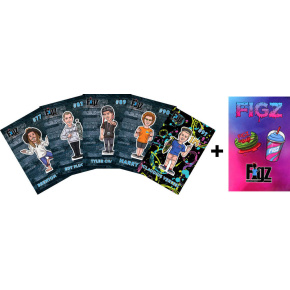 Samolepky Figz Collectors Scooter Sticker 6-Pack Pack 2