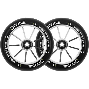 Balení 1+1 Kolečka Divine 120 mm stříbrné 2ks
