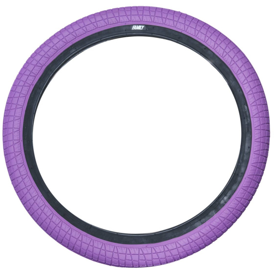 Family 20" BMX Plášť (2.3" | Purple/Black Wall)