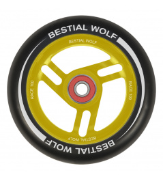 Bestial Wolf Race 100 mm kolečko černo žluté