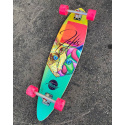 Longboard Madrid Felis Cat 36.25" Tyrkysový
