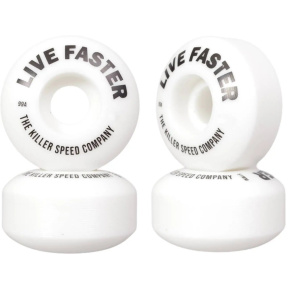 Killer Team Classics Live Faster 99A Kolečka pro skateboard 4-So (51mm|Bílá)
