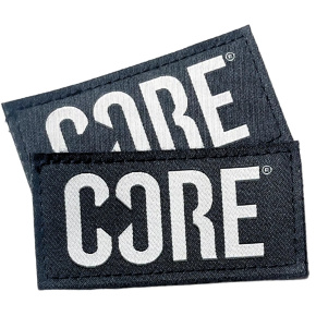 Core Velcro Chránič kolen Tags 2-balení (Černá)