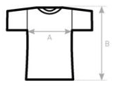 Schéma měření trička Divine